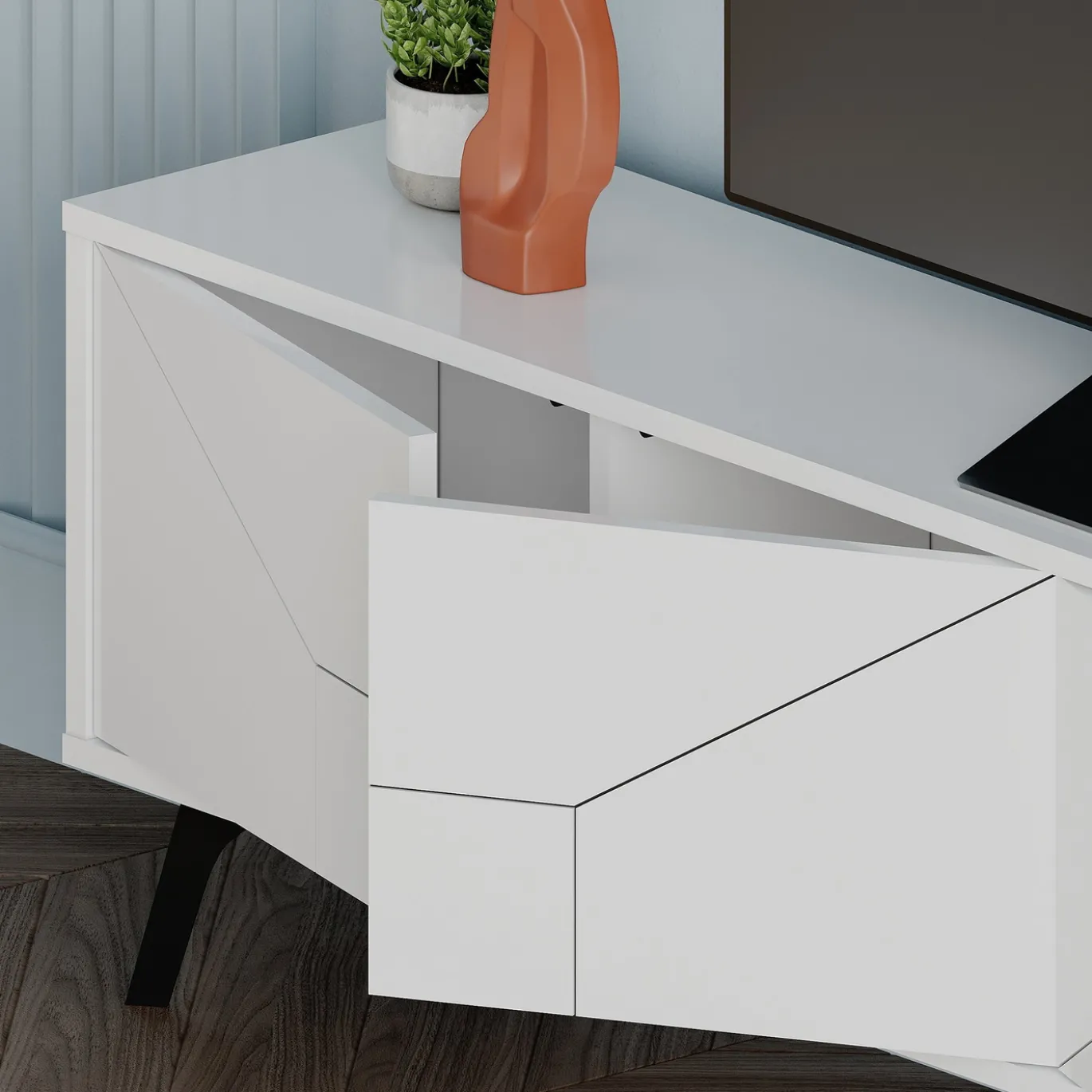 Tv-meubel Dune Wit 180cm