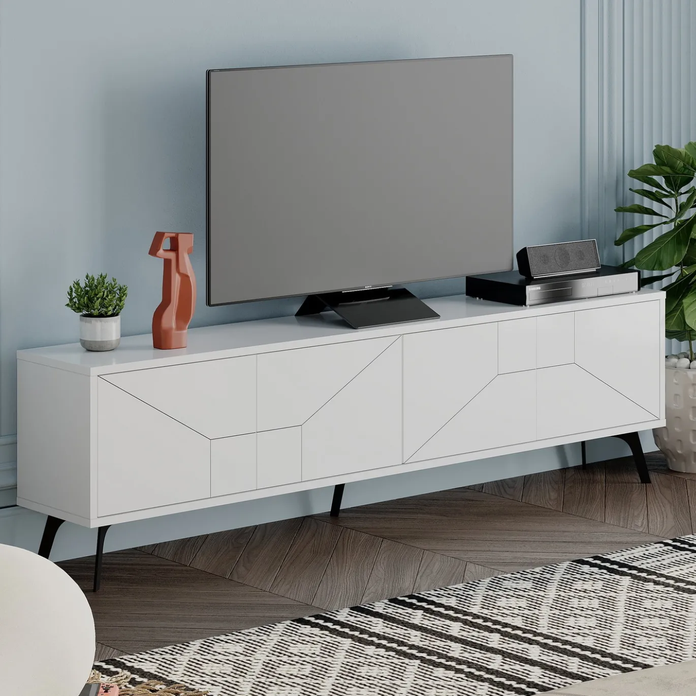 Tv-meubel Dune Wit 180cm