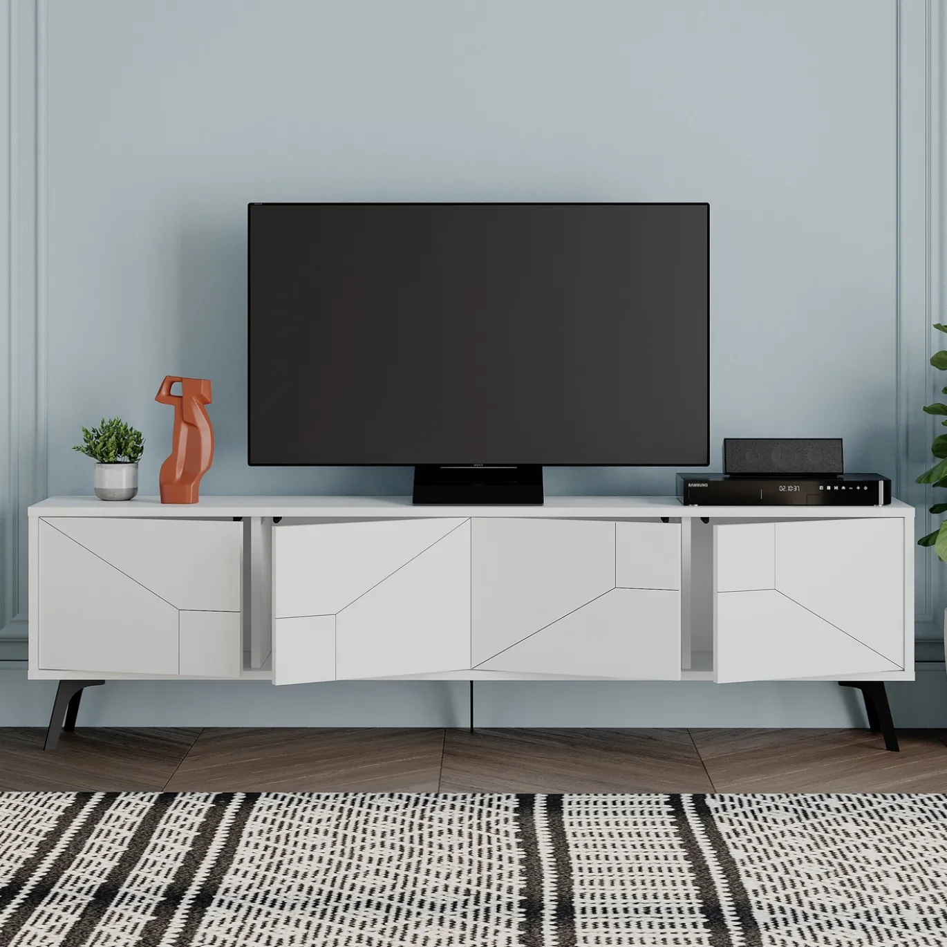Tv-meubel Dune Wit 180cm