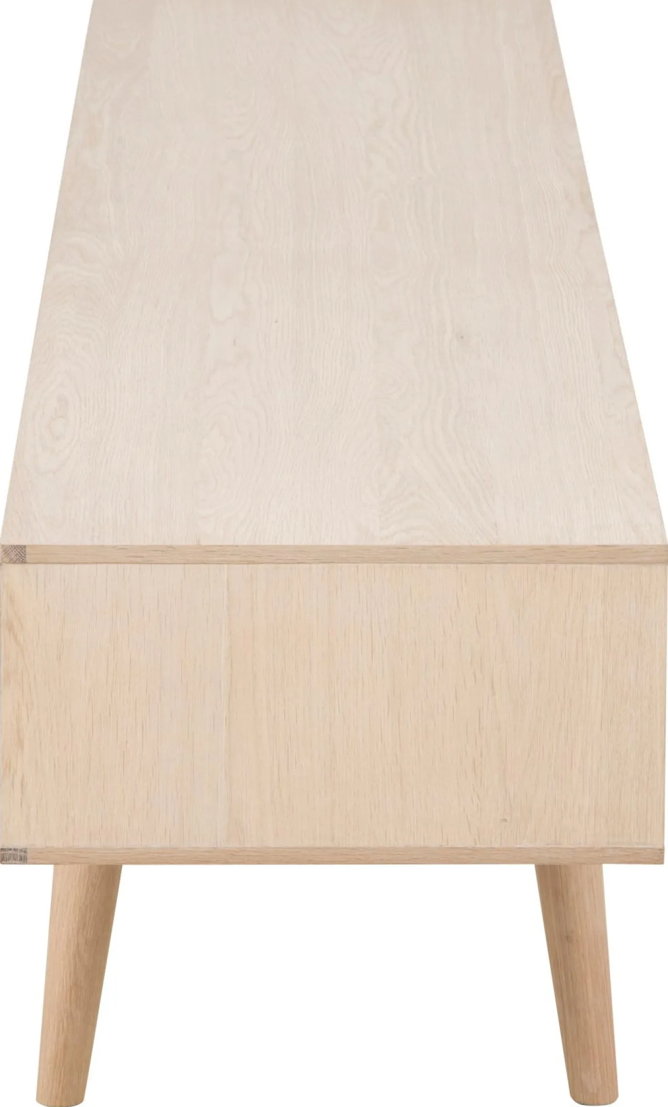 Tv-meubel Dysta Eikenfineer Wit 160cm - Giga Living