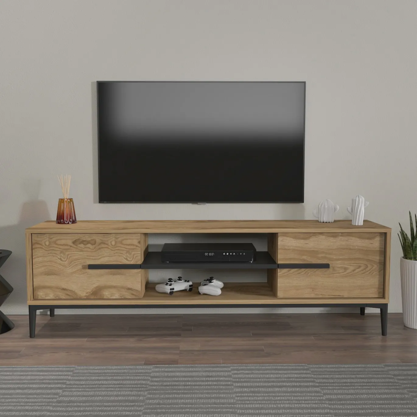 Tv-meubel Eslem Naturel 120cm