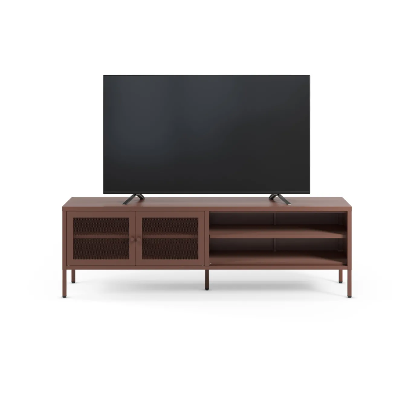 Tv-meubel Fayna 2d2v 160cm Burgundy - Giga Meubel