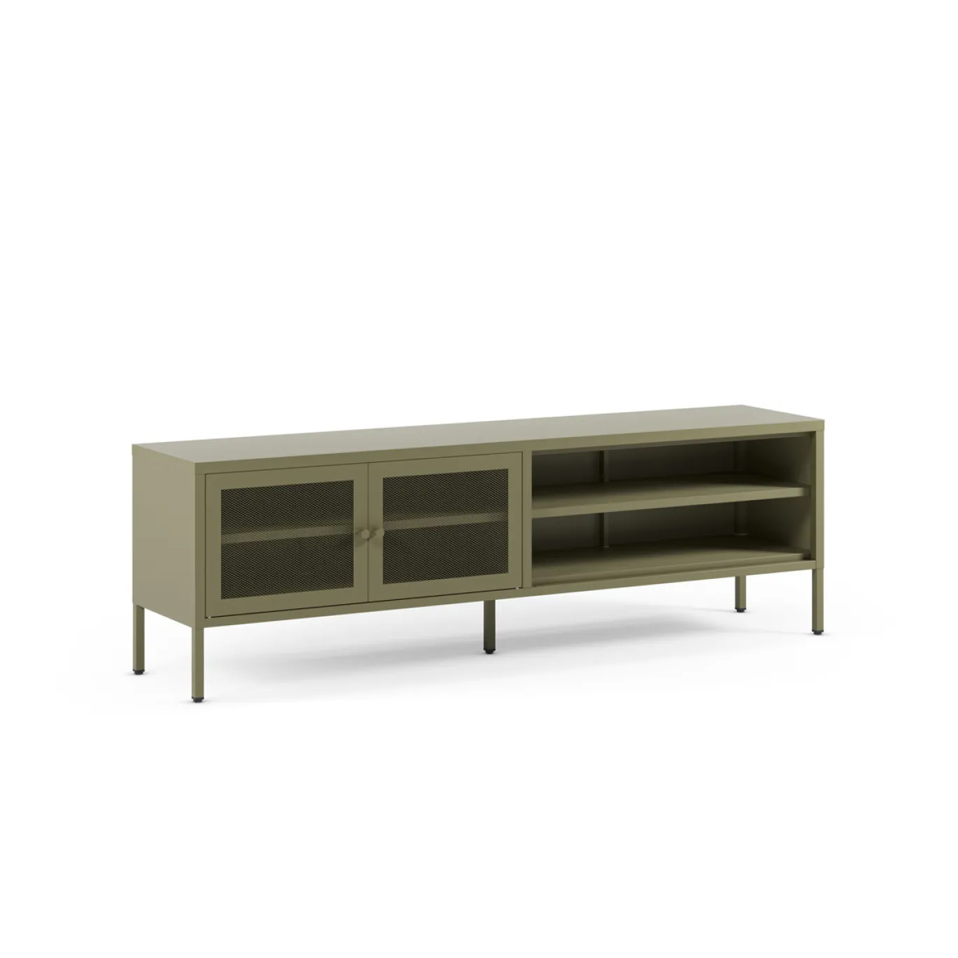 Tv-meubel Fayna 2d2v 160cm Groen - Giga Meubel