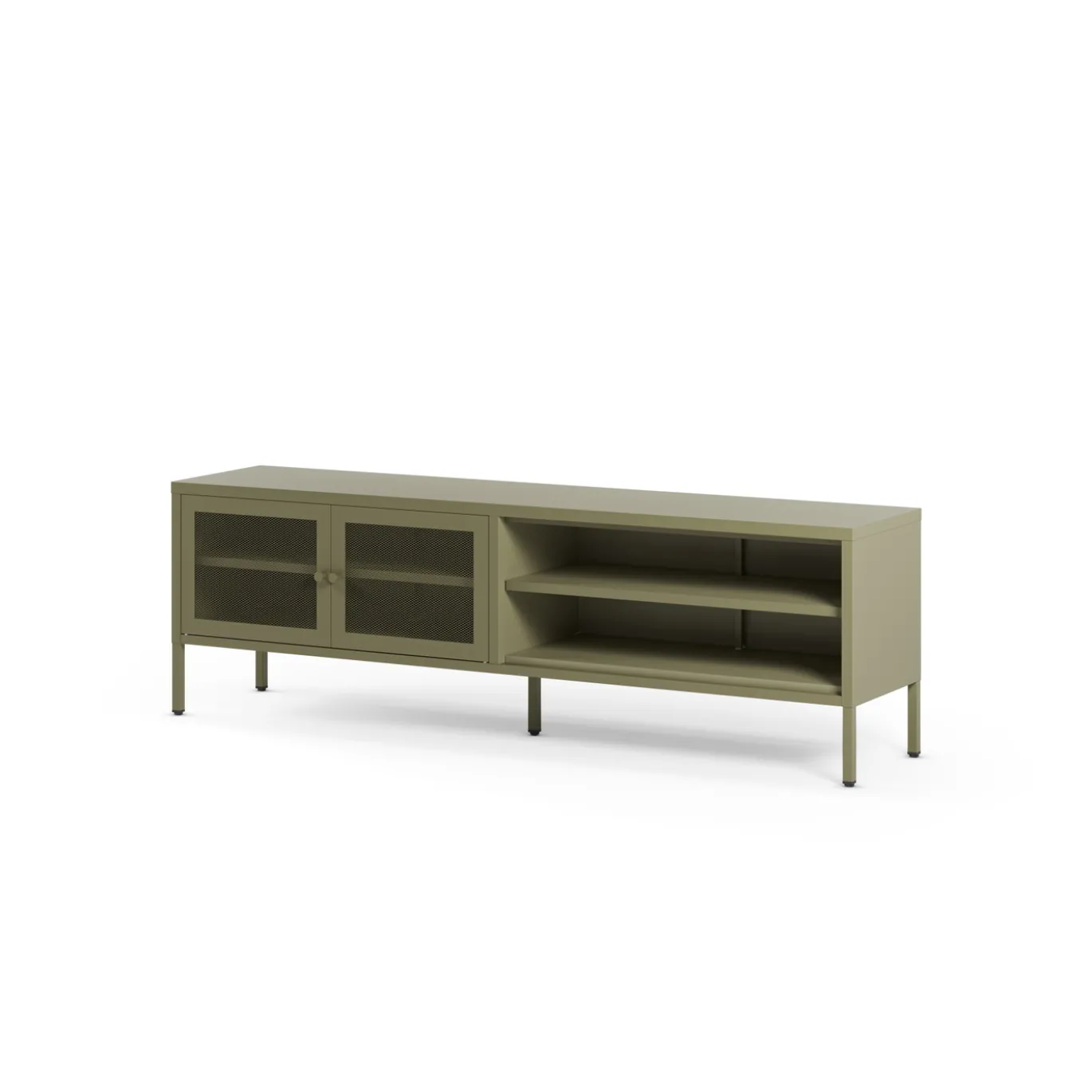Tv-meubel Fayna 2d2v 160cm Groen - Giga Meubel