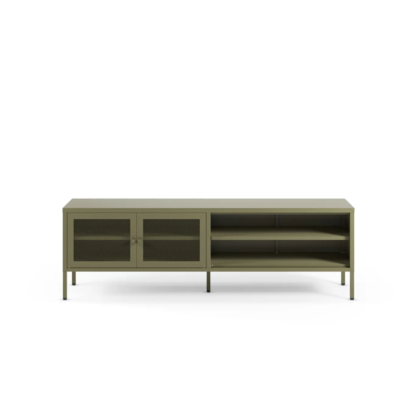 Tv-meubel Fayna 2d2v 160cm Groen - Giga Meubel