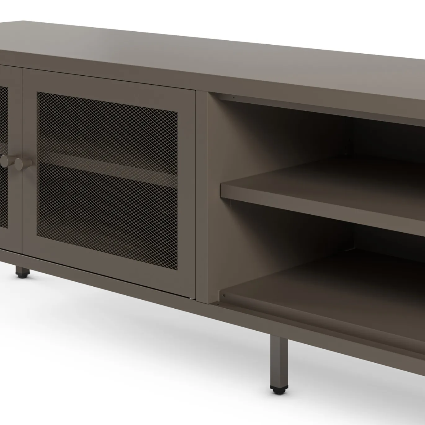 Tv-meubel Fayna 2d2v 160cm Mokka - Giga Meubel