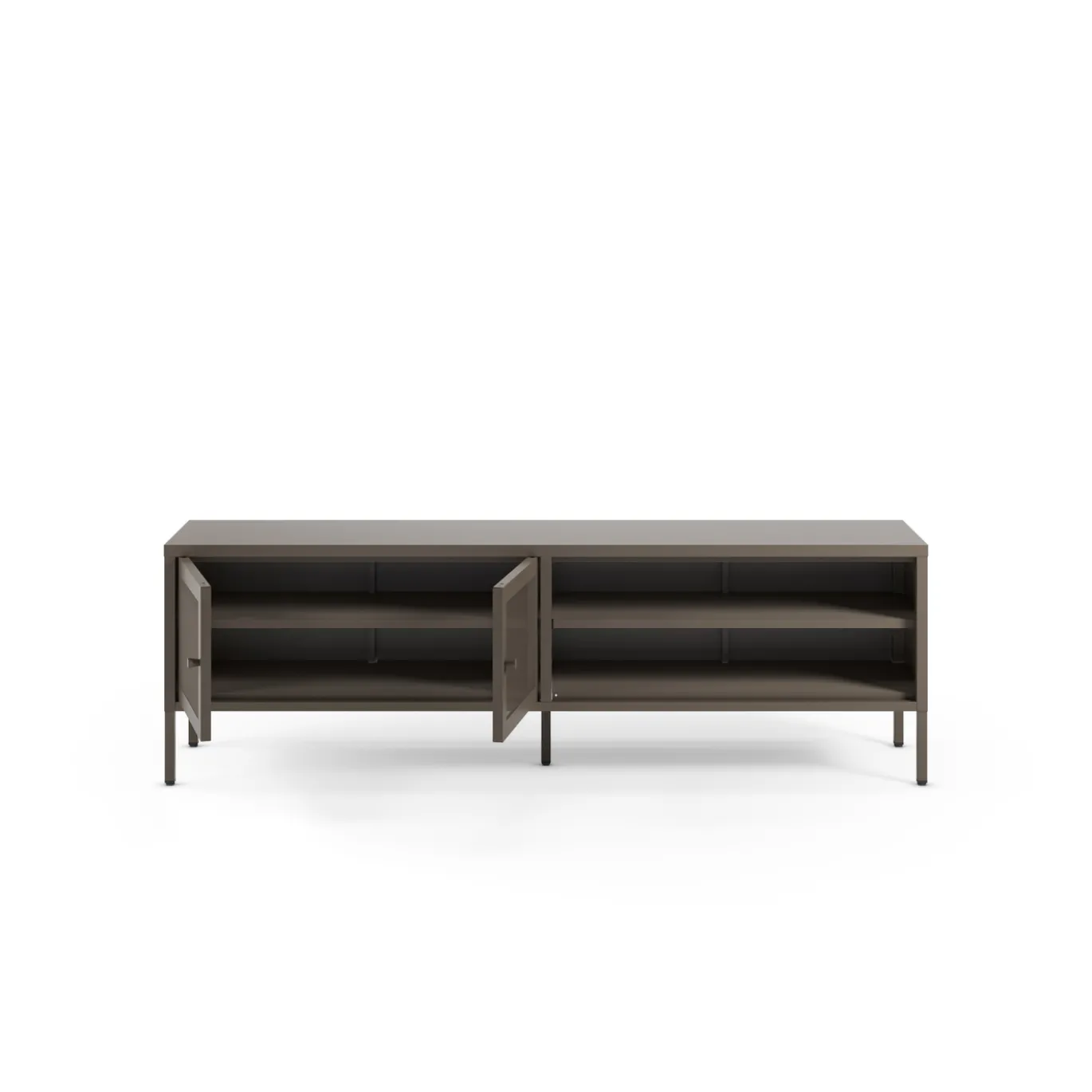 Tv-meubel Fayna 2d2v 160cm Mokka - Giga Meubel