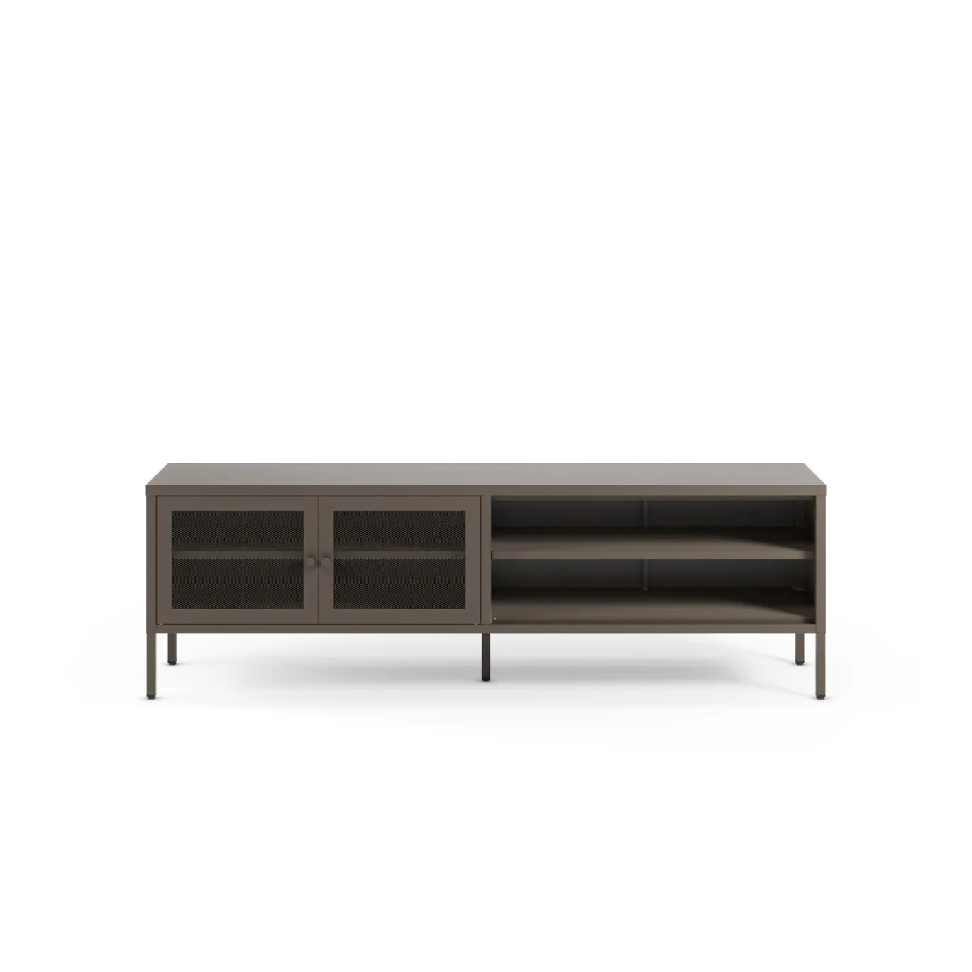 Tv-meubel Fayna 2d2v 160cm Mokka - Giga Meubel