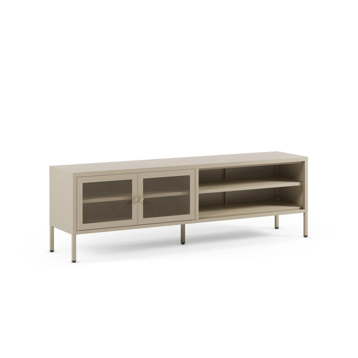 Tv-meubel Fayna 2d2v 160cm Zand - Giga Meubel
