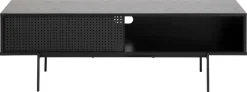 Tv-meubel Finn MDF Zwart 140cm - Giga Living