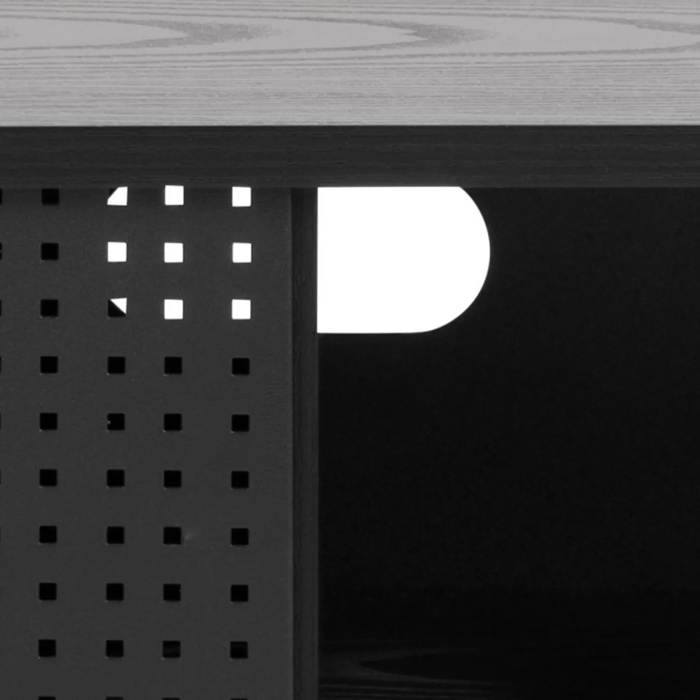 Tv-meubel Finn MDF Zwart 140cm - Giga Living