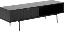 Tv-meubel Finn MDF Zwart 140cm - Giga Living