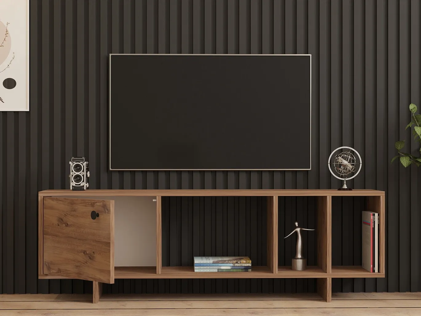 Tv-meubel Folsom Bruin 140cm