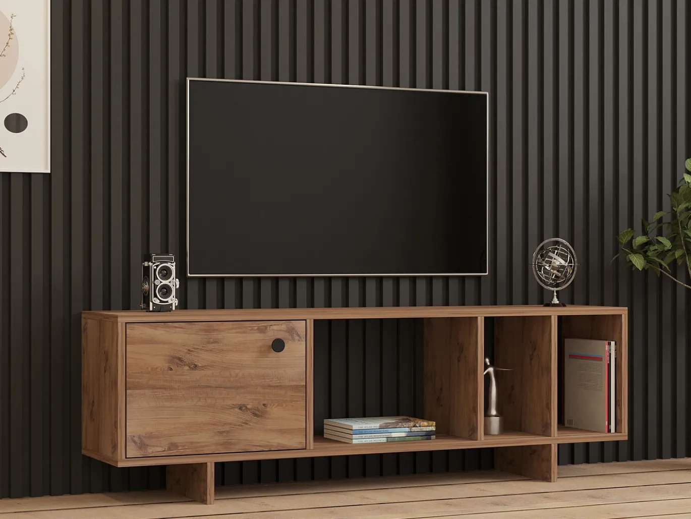 Tv-meubel Folsom Bruin 140cm