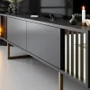 Tv-meubel Gold Line Antraciet