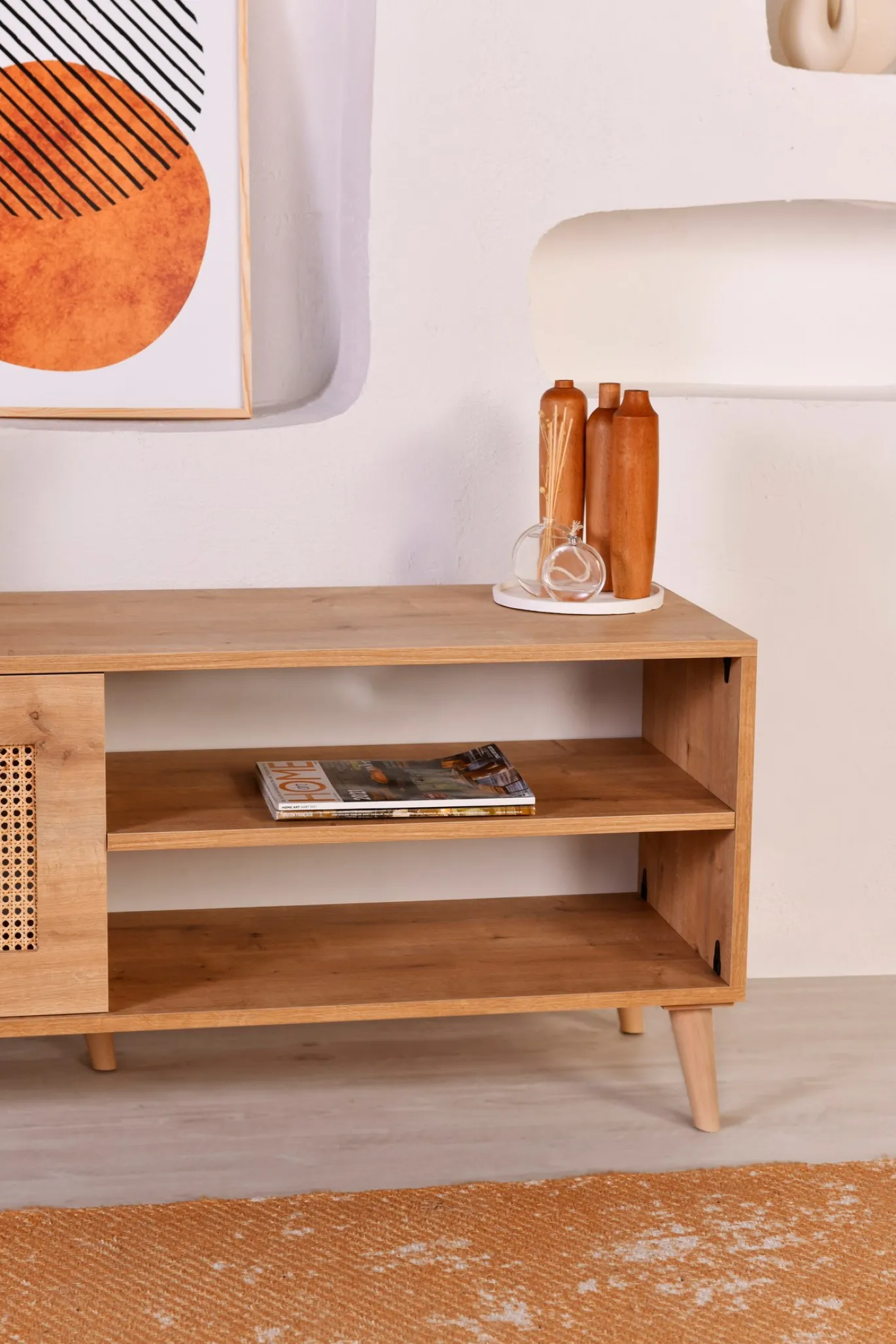 Tv-meubel Hazeran Naturel 140cm
