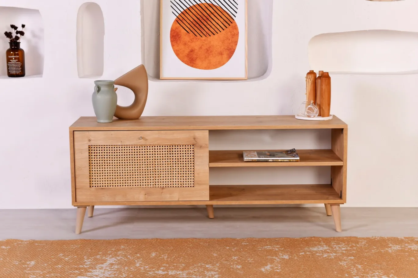 Tv-meubel Hazeran Naturel 140cm