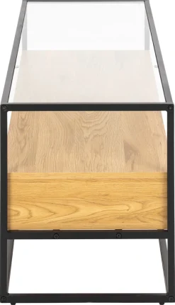Tv-meubel Hibernia Glas Naturel 120cm - Giga Living