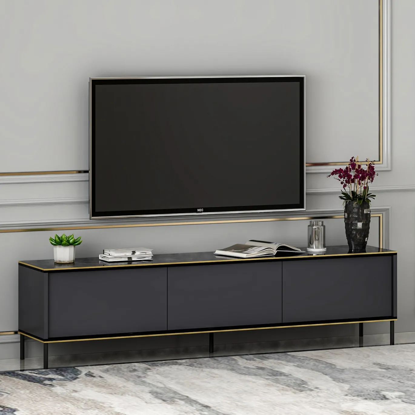 Tv-meubel Imaj Antraciet 180cm