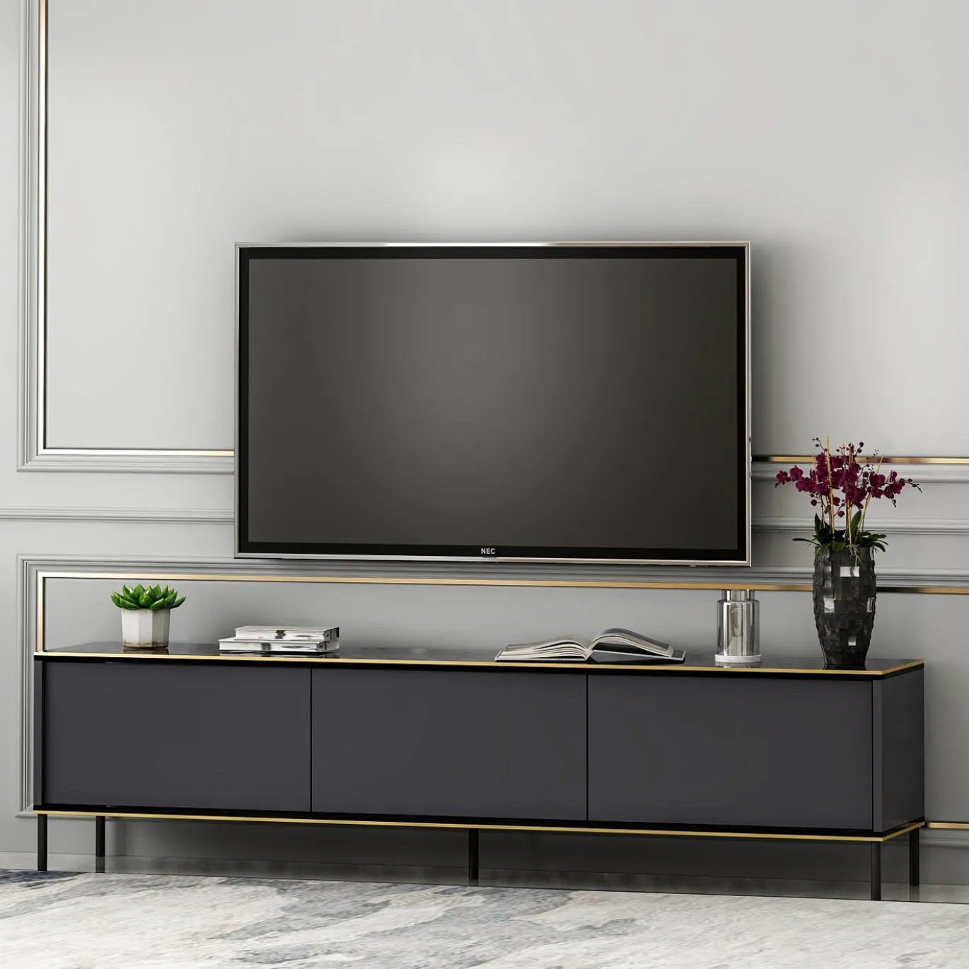 Tv-meubel Imaj Antraciet 180cm