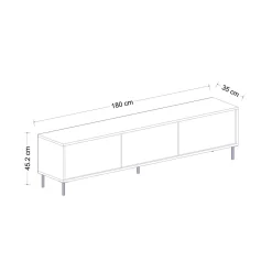 Tv-meubel Imaj Antraciet 180cm