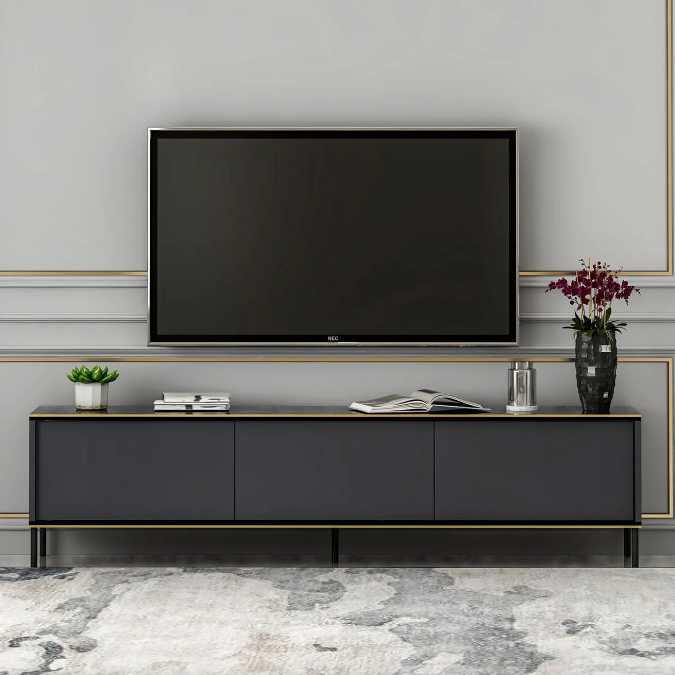 Tv-meubel Imaj Antraciet 180cm