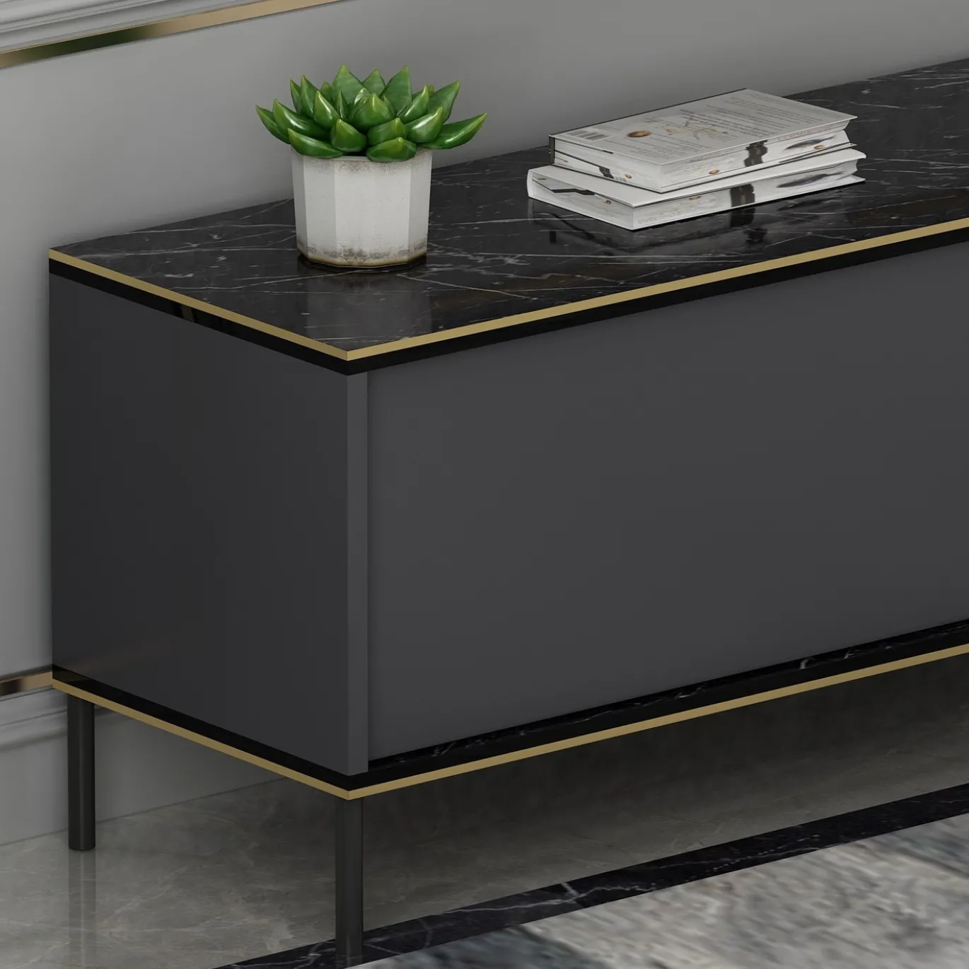 Tv-meubel Imaj Antraciet 180cm