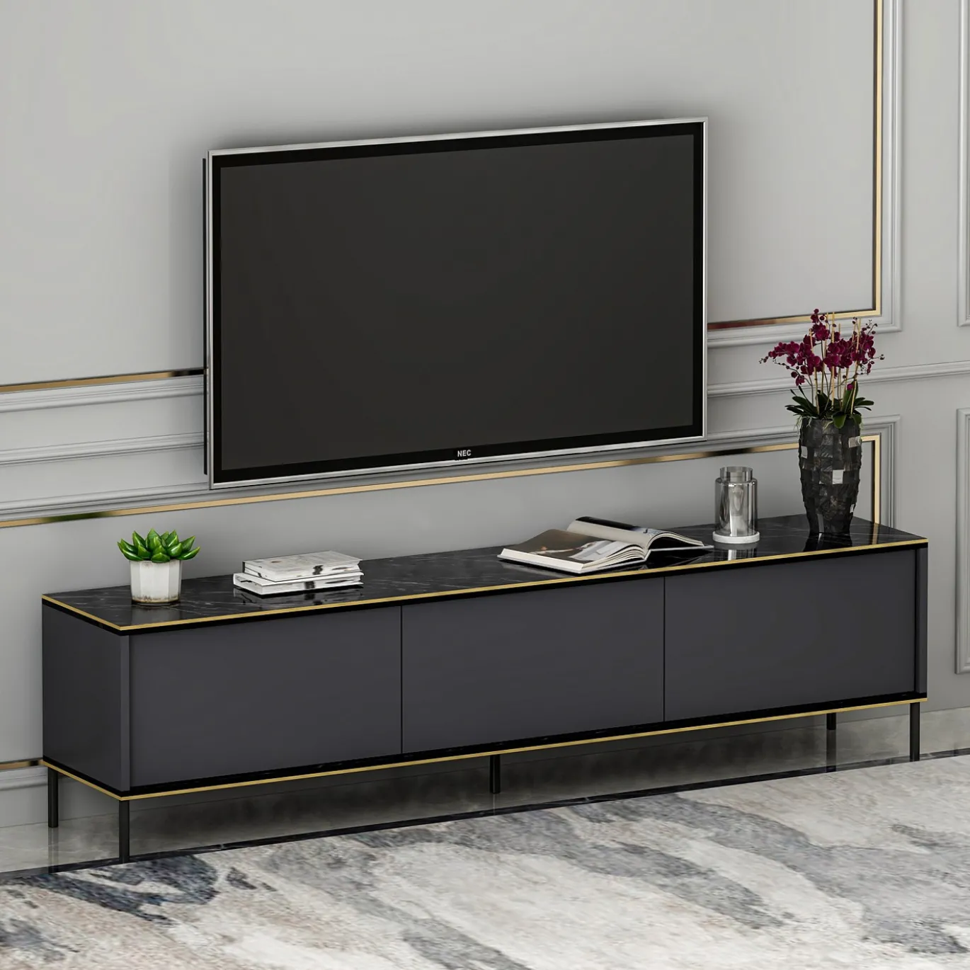 Tv-meubel Imaj Antraciet 180cm