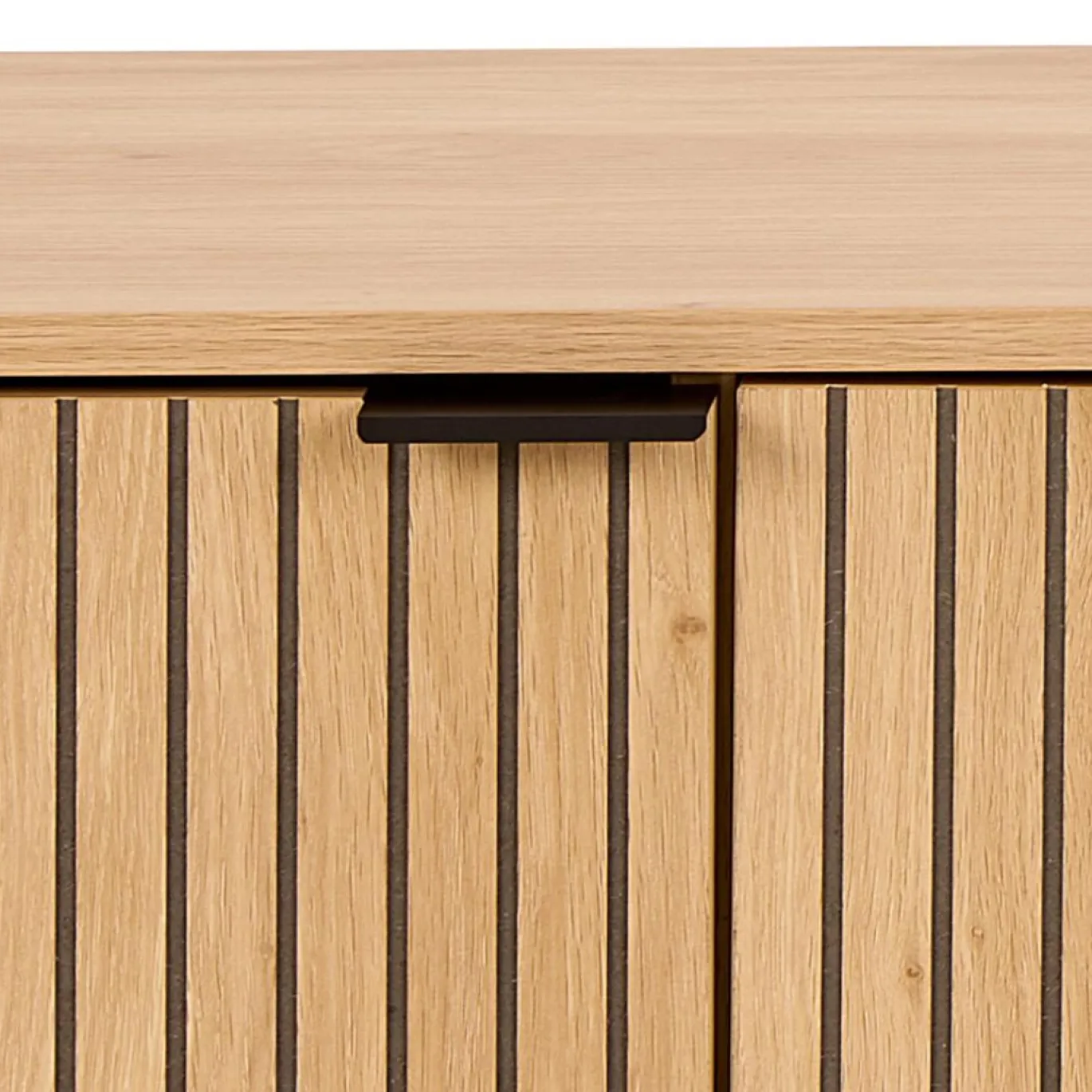 Tv-meubel Juna Melamine Eiken 176cm - Giga Living