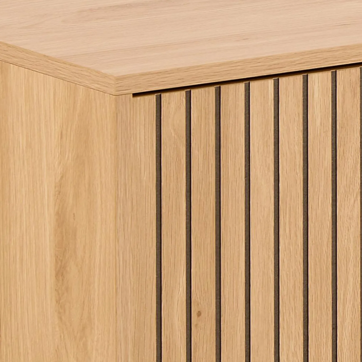 Tv-meubel Juna Melamine Eiken 176cm - Giga Living