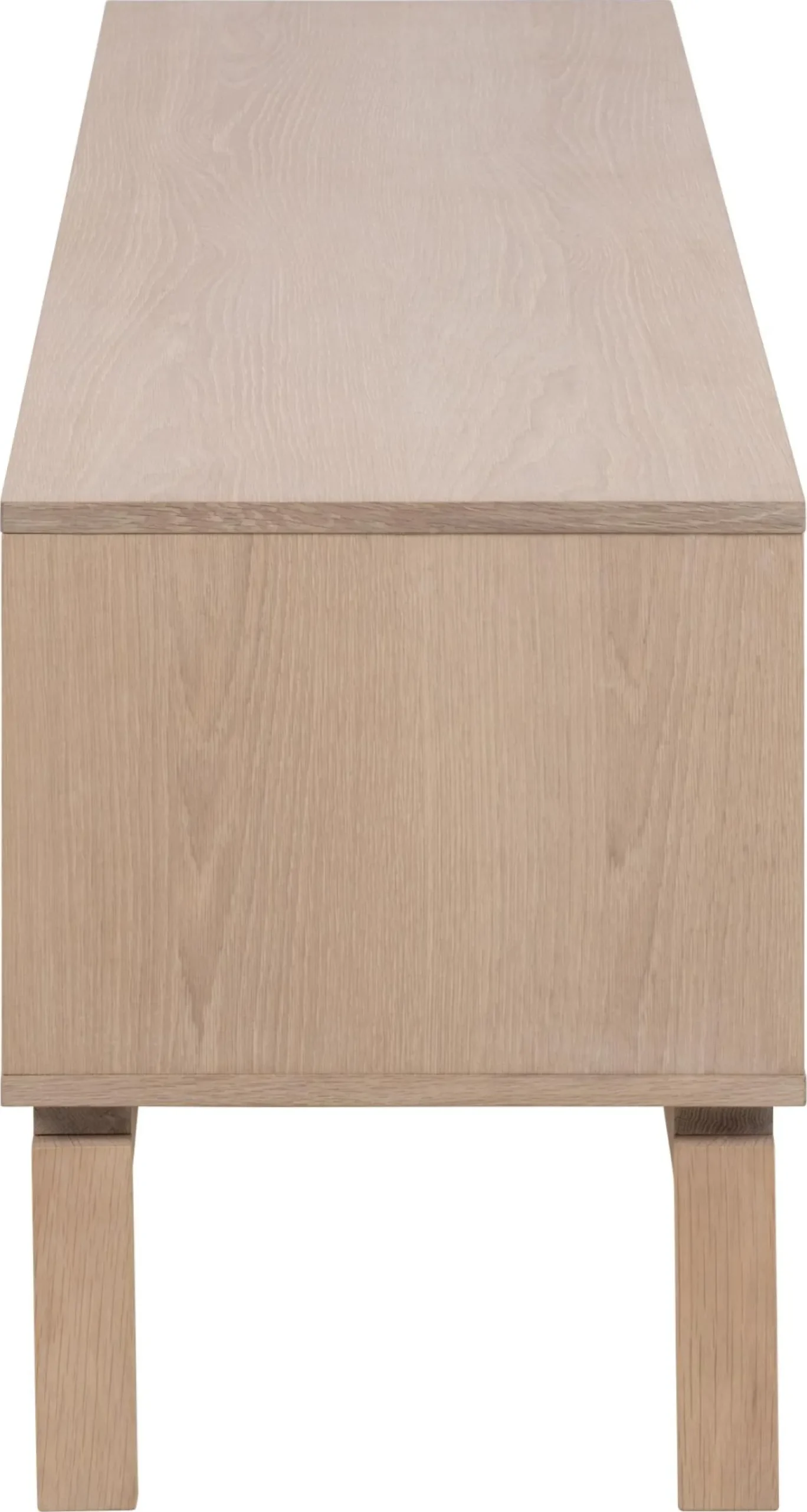 Tv-meubel Klevik Eikenfineer Wit 160cm - Giga Living