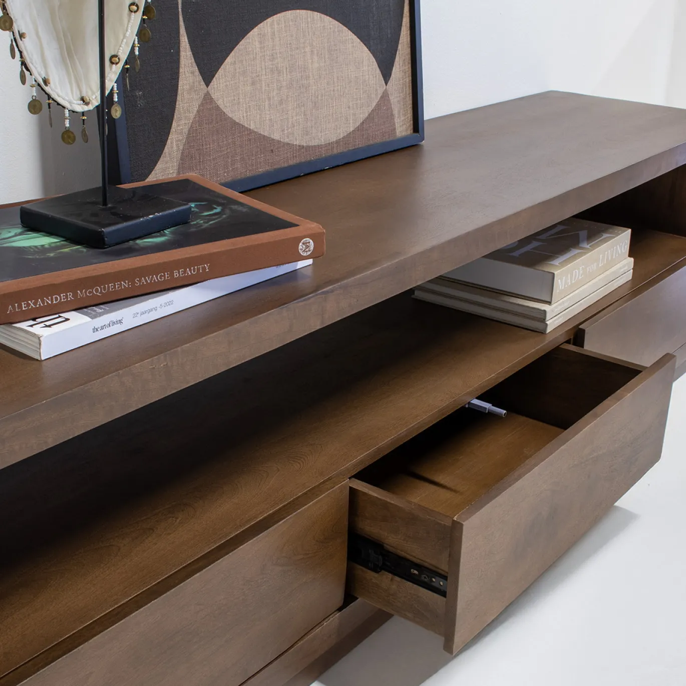 Tv-meubel Luxurious Walnoot 150cm - Giga Meubel