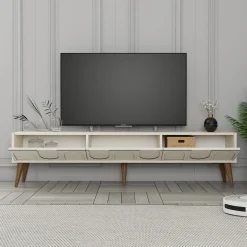 Tv-meubel Lyon Crème/Walnoot 180cm