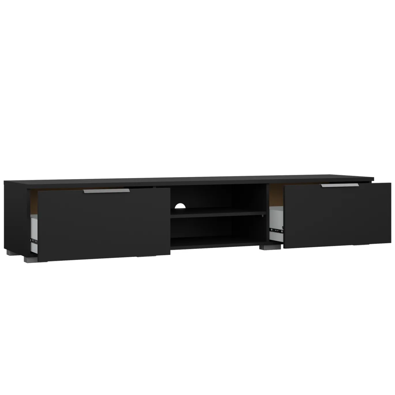 Tv-meubel Match Mat Zwart - Giga Living