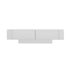 Tv-meubel Matera Wit met Wandplanken