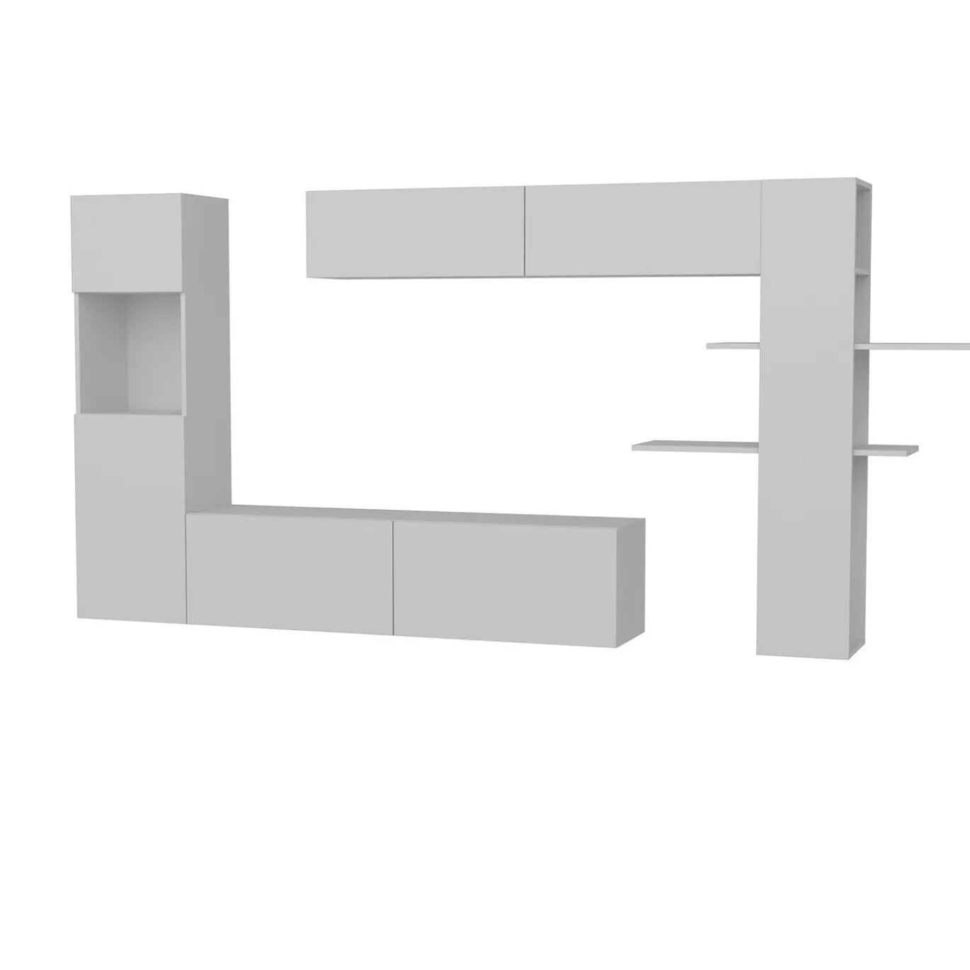 Tv-Meubel Maxi Melamine Wit