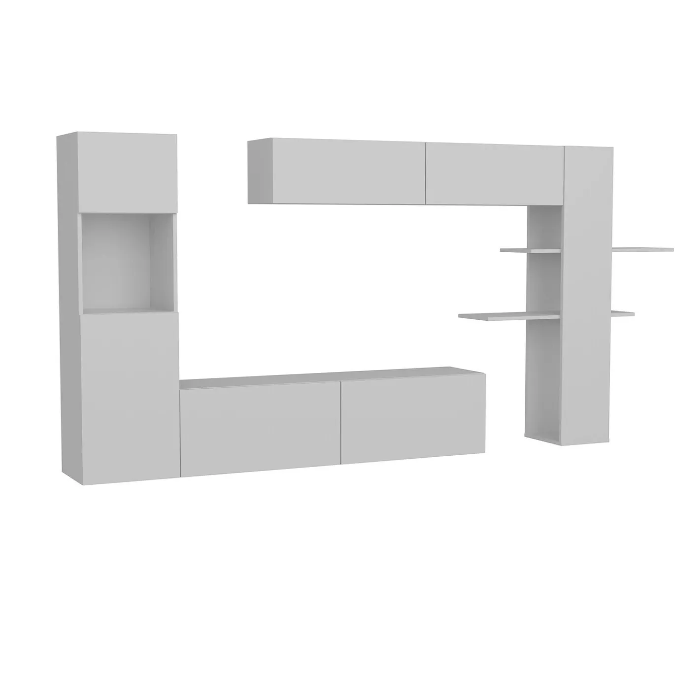 Tv-Meubel Maxi Melamine Wit