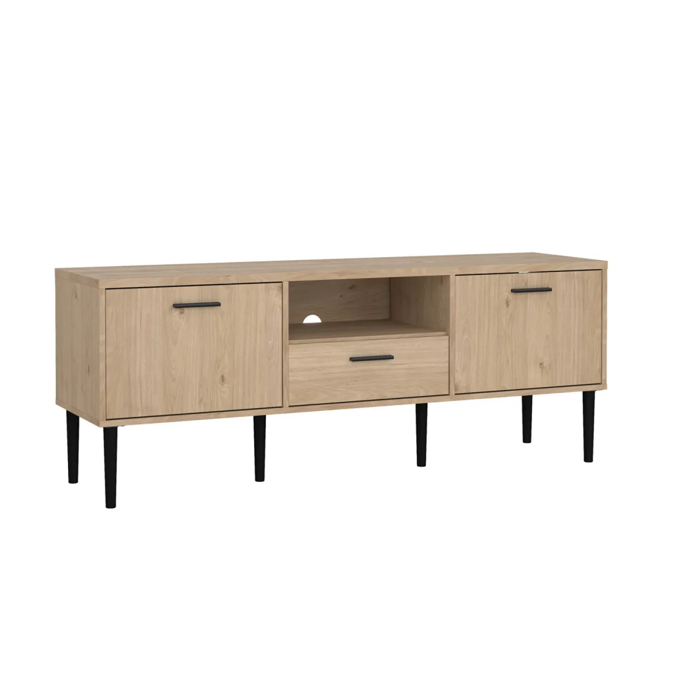 Tv-meubel Media Jackson Hickory 147cm - Giga Living