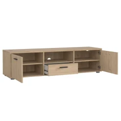 Tv-meubel Media Jackson Hickory 147x40cm - Giga Living