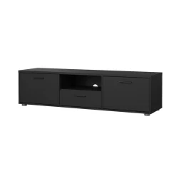 Tv-meubel Media Mat Zwart 147cm - Giga Living