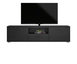 Tv-meubel Media Mat Zwart 147cm - Giga Living