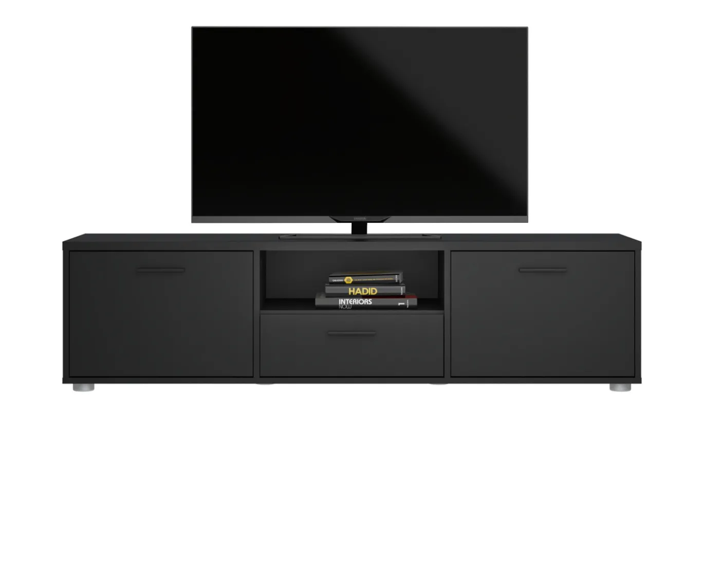 Tv-meubel Media Mat Zwart 147cm - Giga Living