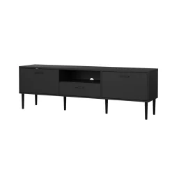 Tv-meubel Media Mat Zwart 177cm - Giga Living