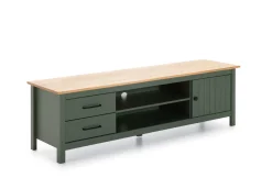 Tv-meubel Miranda 1d2v2L Groen Wax - Giga Meubel