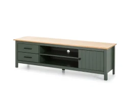 Tv-meubel Miranda 1d2v2L Groen Wax - Giga Meubel