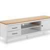 Tv-meubel Miranda 1d2v2L Wit Wax - Giga Meubel