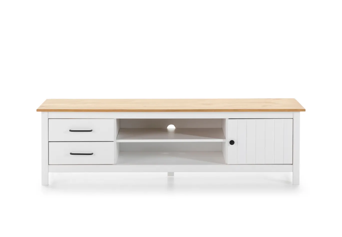 Tv-meubel Miranda 1d2v2L Wit Wax - Giga Meubel