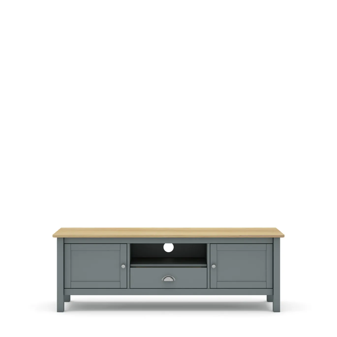Tv-meubel Misti 2d1dr1h Khaki Groen/eiken - Giga Meubel