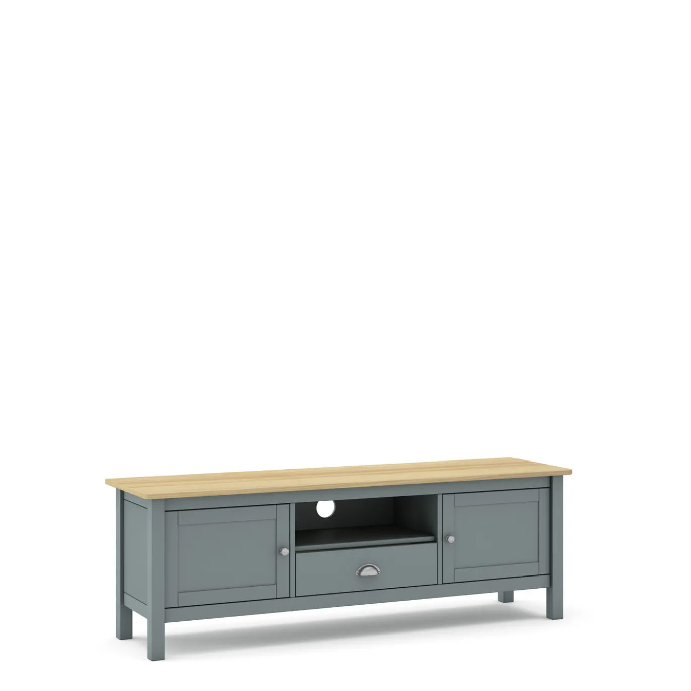 Tv-meubel Misti 2d1dr1h Khaki Groen/eiken - Giga Meubel