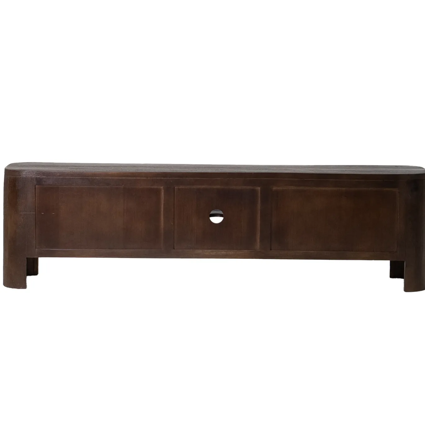 Tv-meubel Mitchel Walnoot 200cm Mangohout - Giga Meubel